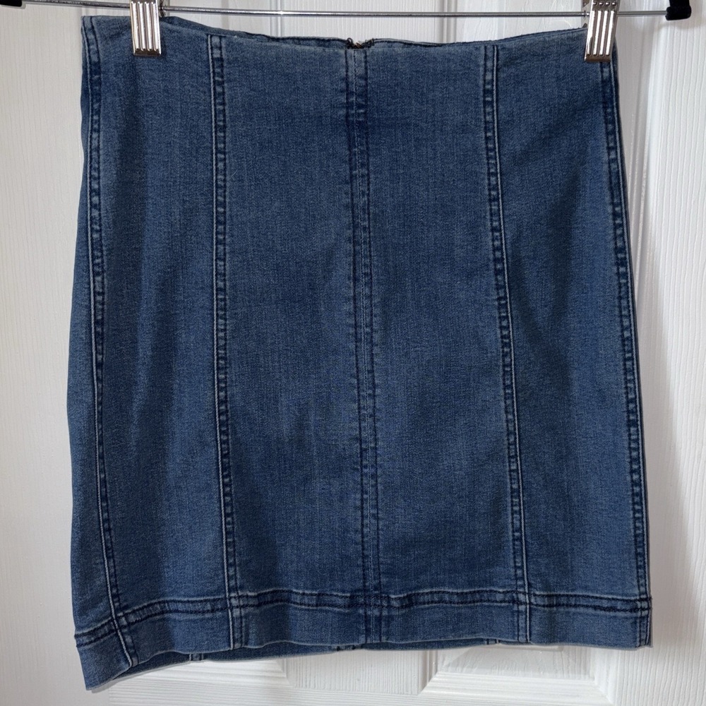 Vintage Mudd Denim Mini Skirt Blue Juniors Size 3 Stretch Grunge 90's Y2K